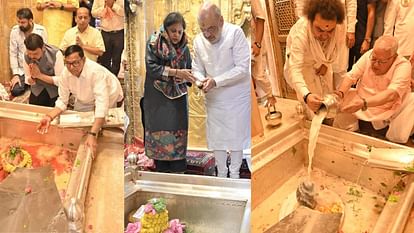 तस्वीरें: बाबा विश्वनाथ की भक्ति में डूबे दिग्गज, देवेंद्र फडणवीस, अमित शाह और कलराज मिश्र ने किया दर्शन-पूजन Devendra Fadnavis Amit Shah and Kalraj Mishra offered prayers at Kashi Vishwanath Dham