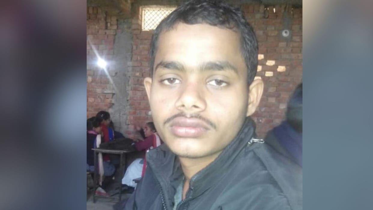 sweets trader died after hit by an unknown vehicle in bicycle in azamgarh