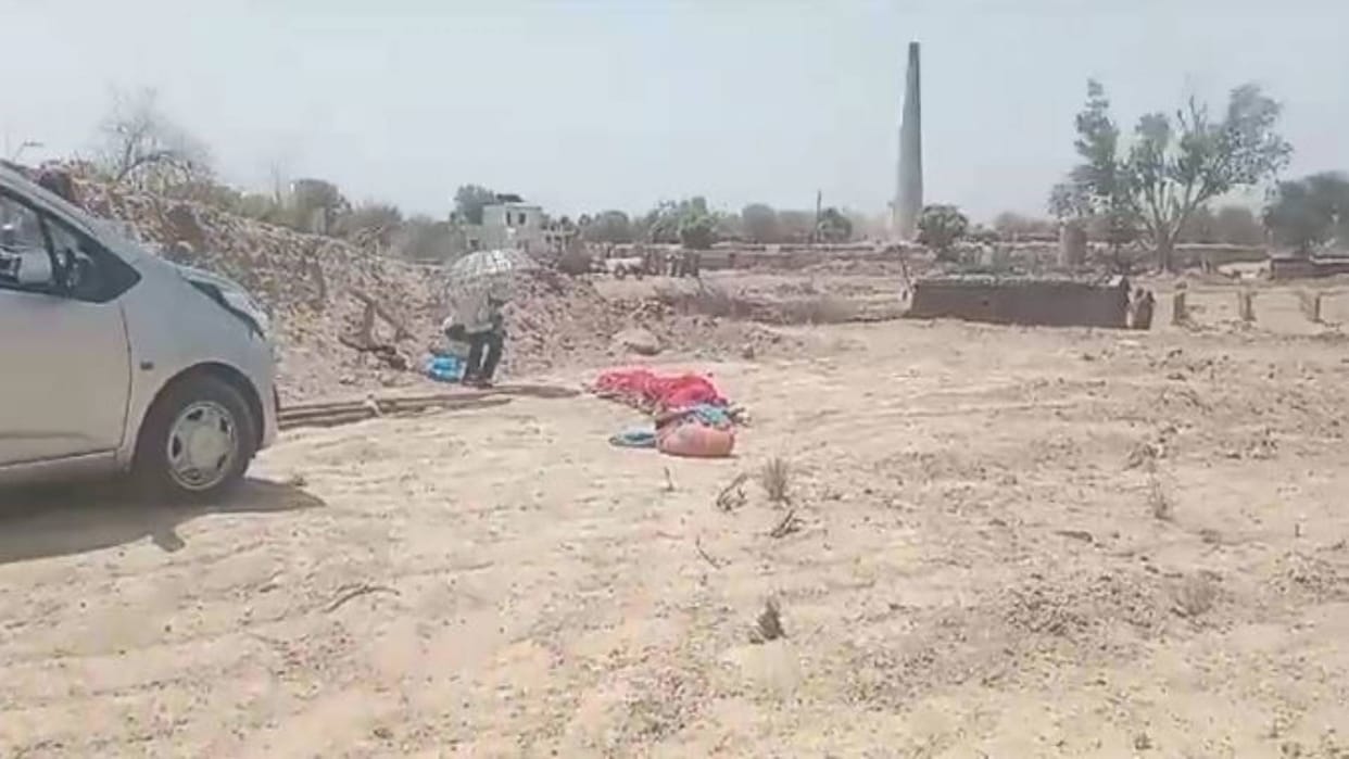 Dausa Basava cremation ground was encroached upon strongman relatives kept sitting with dead body last rites