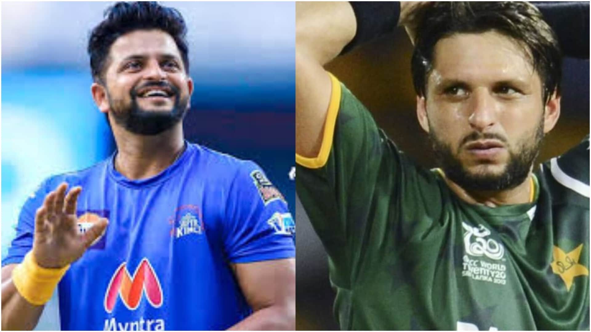 T20 World Cup: Suresh Raina Deletes Social Media Post On Shahid Afridi after Phone Call, India vs Pakistan
