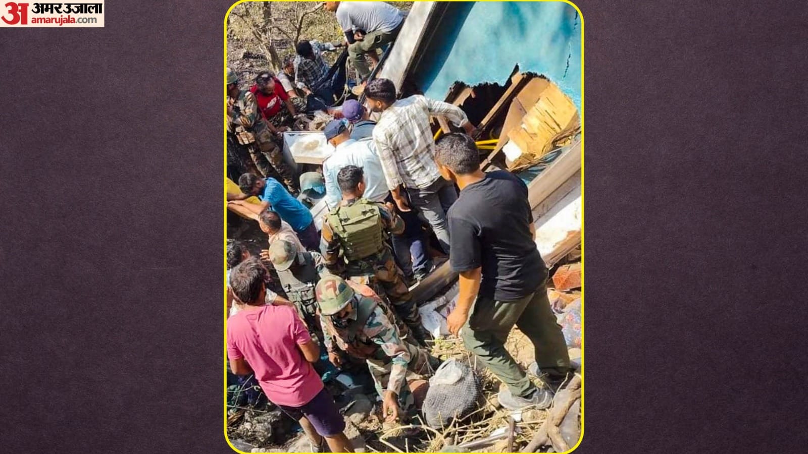 Jammu Akhnoor Bus Accident News Bodies taken out from 150 feet depth by crane Bal Krishna lost his family