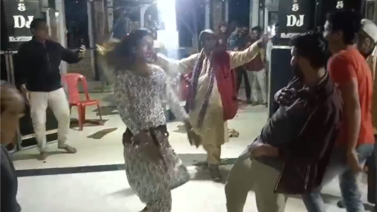 Case of idol vandalism in Baghpat, temple operator danced with girls on film songs, ruckus by RSS BJP workers
