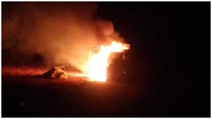 Betul News: Dispute over song, DJ car crushed two, people set fire