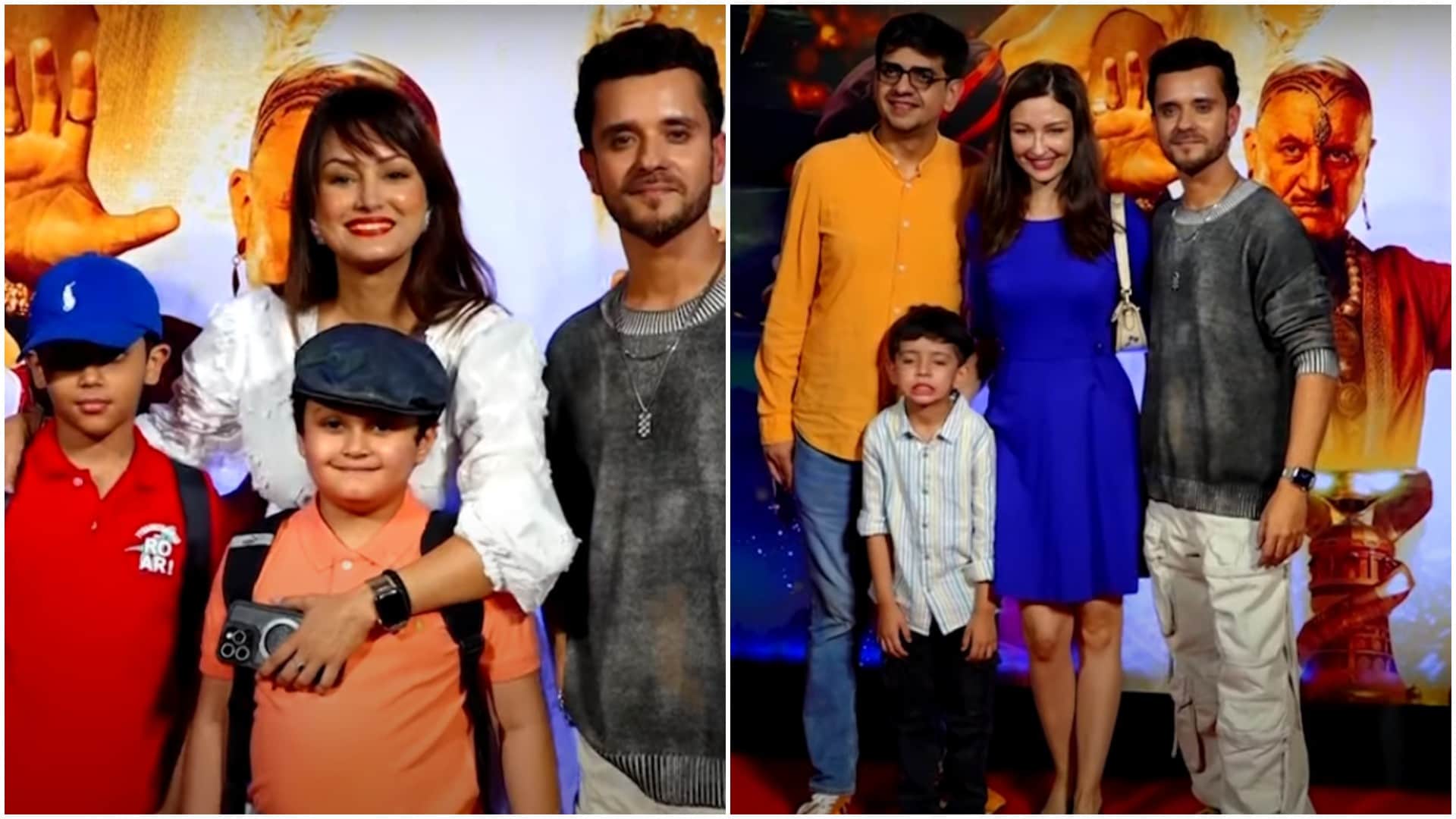 Manish Paul Makrant Deshpande Soumya Tandon Attend Chhota Bheem and the Curse of Damyaan Screening