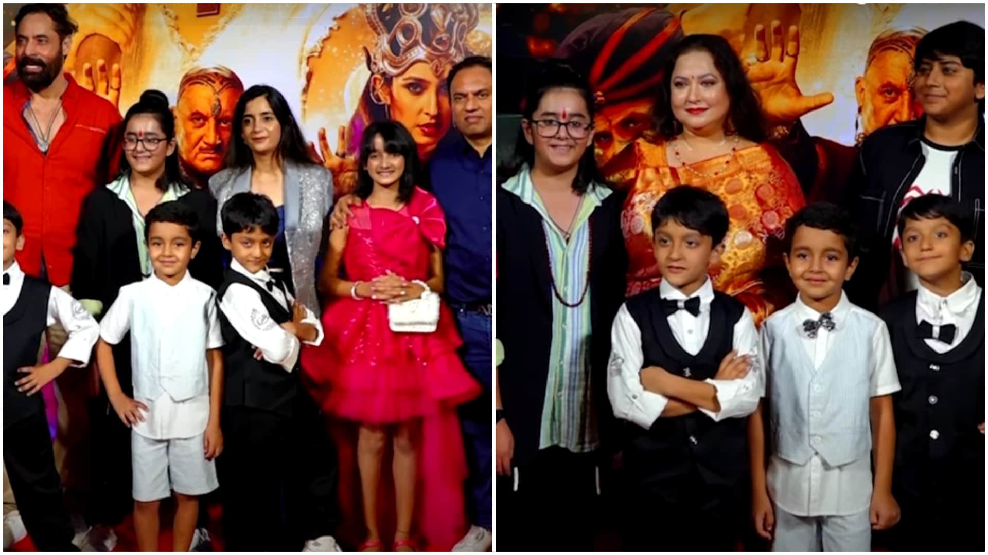Manish Paul Makrant Deshpande Soumya Tandon Attend Chhota Bheem and the Curse of Damyaan Screening