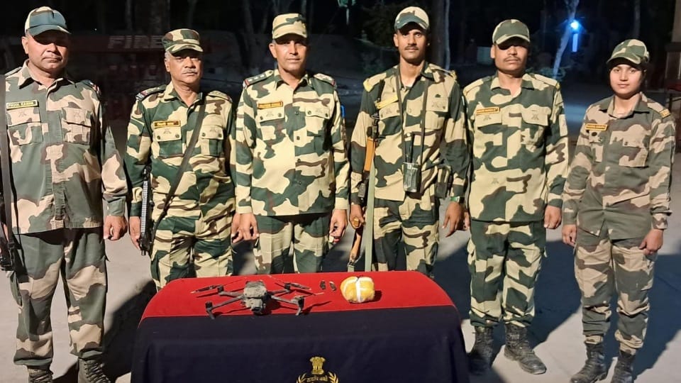 Border Security Force seized 150 kg of heroin and shot down 126 drones along Pakistani border in Six Months