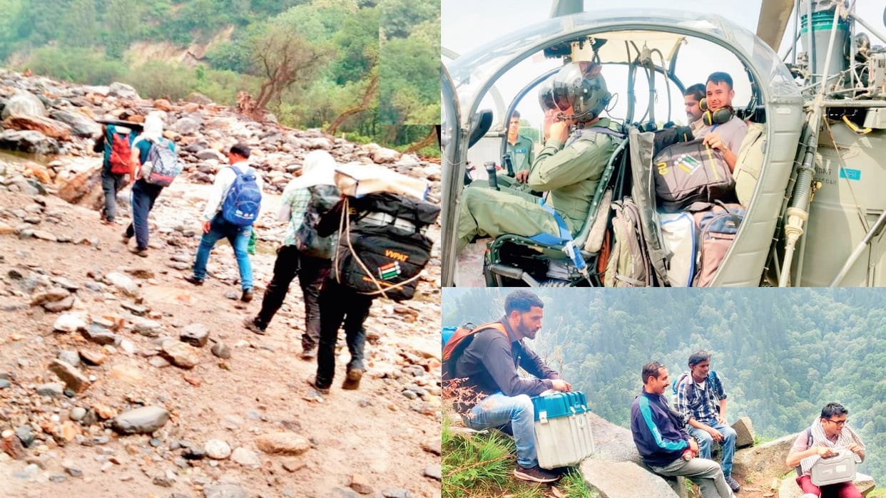 lok sabha chunav: Conducting elections in the hills is like a mountain