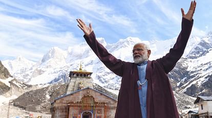 PM Modi meditates at Vivekananda Rock Memorial in Kanyakumari, see latest pics