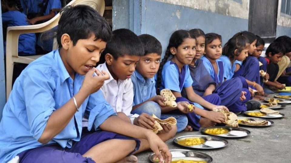number of children receiving nutritious meals in schools in India has increased by 30 percent to 118 million