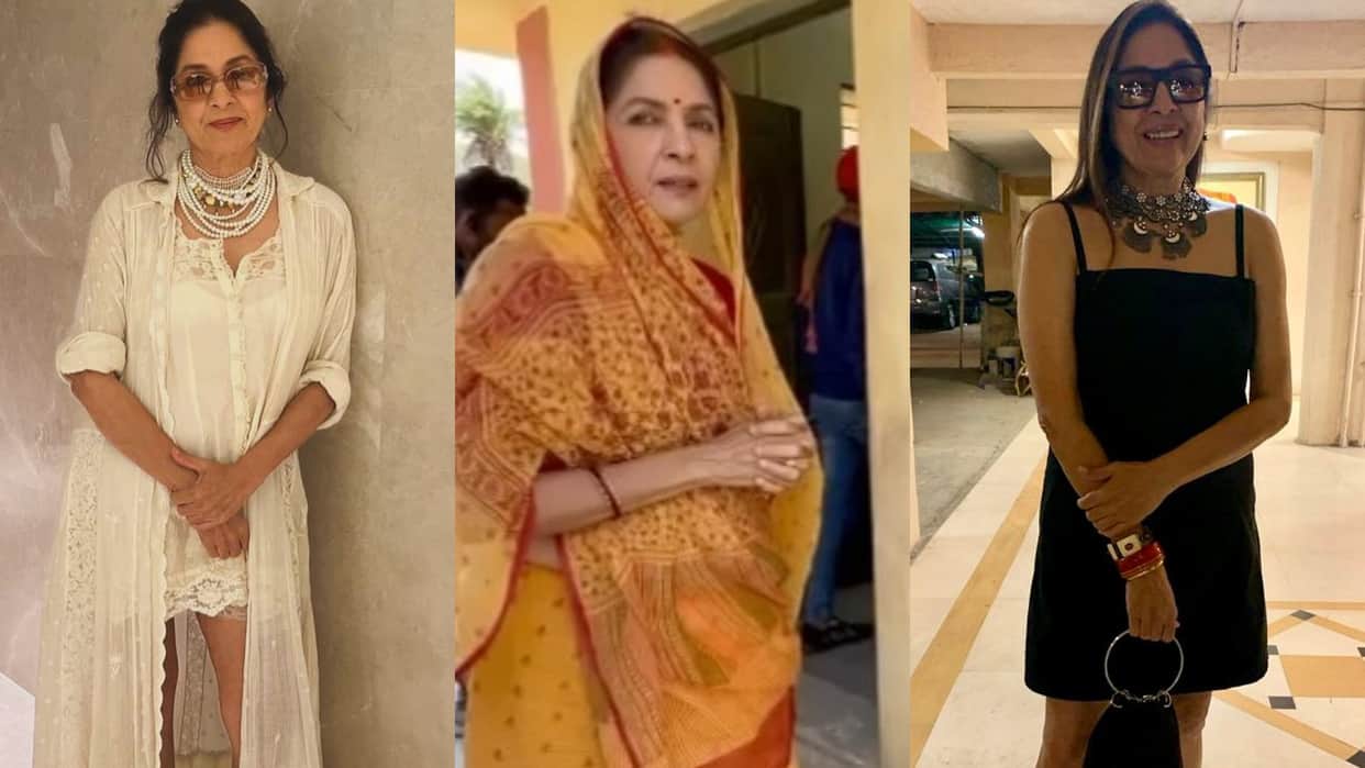 Panchayat 3 cast manju devi aka neena gupta glamorous photos Panchayat 3 review in hindi