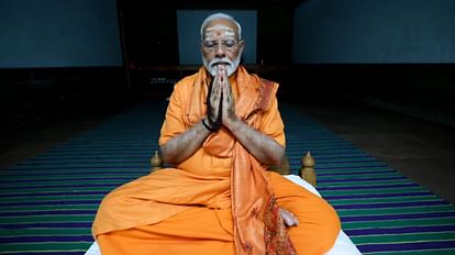 PM Modi meditates at Vivekananda Rock Memorial in Kanyakumari, see latest pics