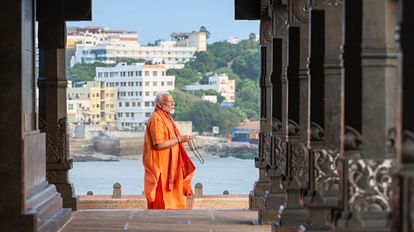 PM Modi meditates at Vivekananda Rock Memorial in Kanyakumari, see latest pics