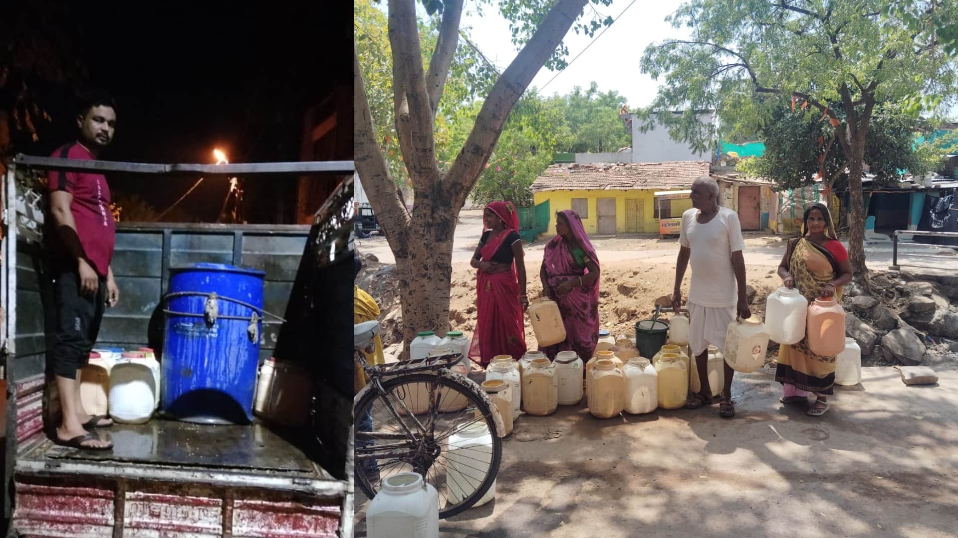 राजगढ़ में जलसंकट।