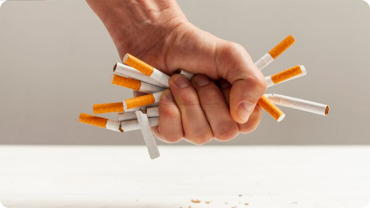 A cigarette takes away an average of 20 minutes of life, continuous smoking causes the brain to shrink