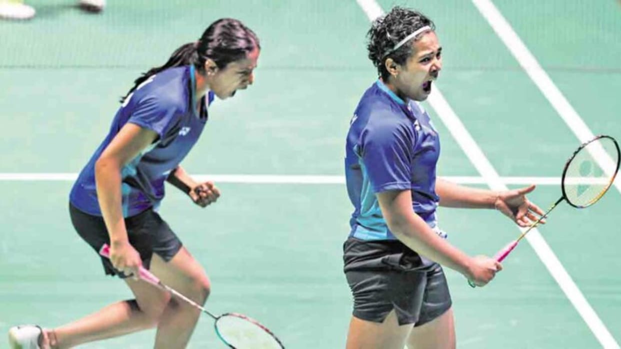 Singapore Open:  Treesa & Gayatri made an upset in the second match and entered semi-finals