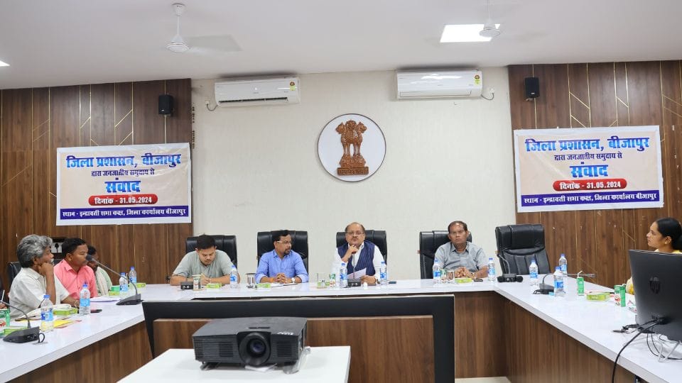 Administration held positive discussion with tribal community in Bijapur