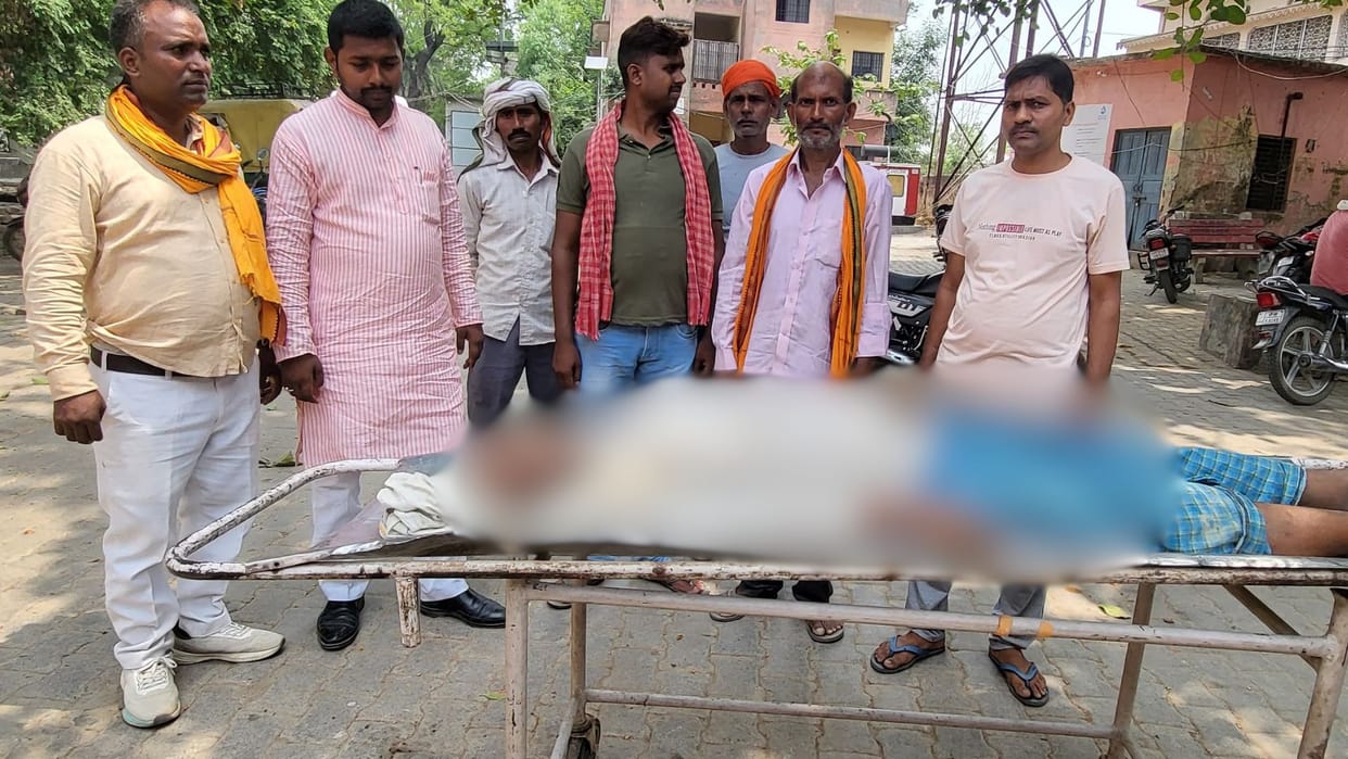 old man went to vote Chak Bahadduddin polling station died in ballia