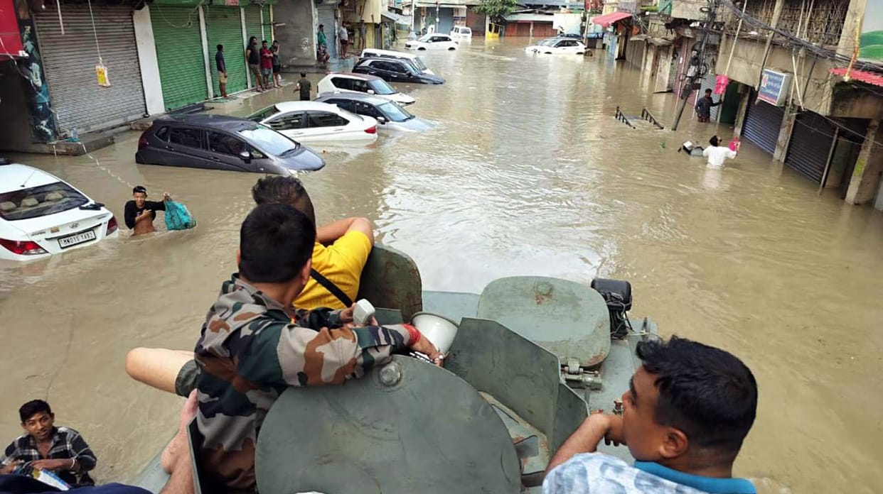 North East Weather Flood situation remains grim in Assam and Mizoram, 3.5 lakh people affected