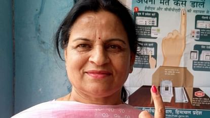 Elections 2024 Bhavani reached Chamba from Australia to fulfill her duty of voting