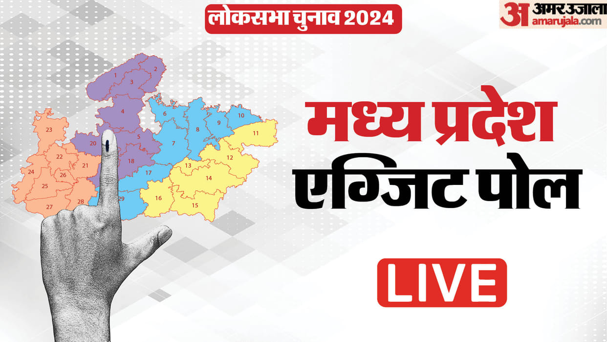 MP Exit Poll Results Live: Madhya Pradesh Lok Sabha Election Seat Wise Exit Poll BJP Congress Prediction