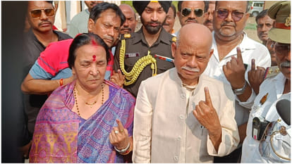 DIG and other people voted in Gorakhpur, crowd was less, Know the voting graph