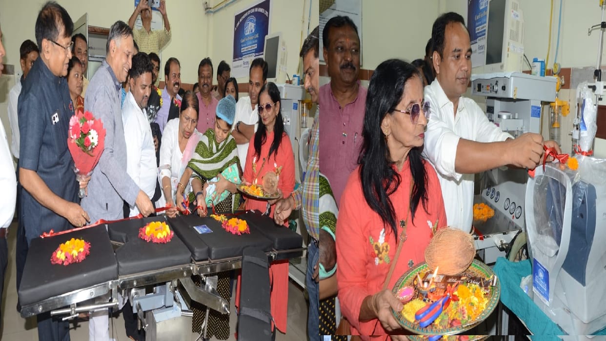Raipur News: New facility of hearing ability test and operation table in district hospital