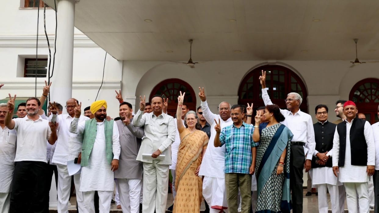 INDI Alliance Meeting at Congress President Mallikarjun kharge Residence Lok Sabha Election 2024