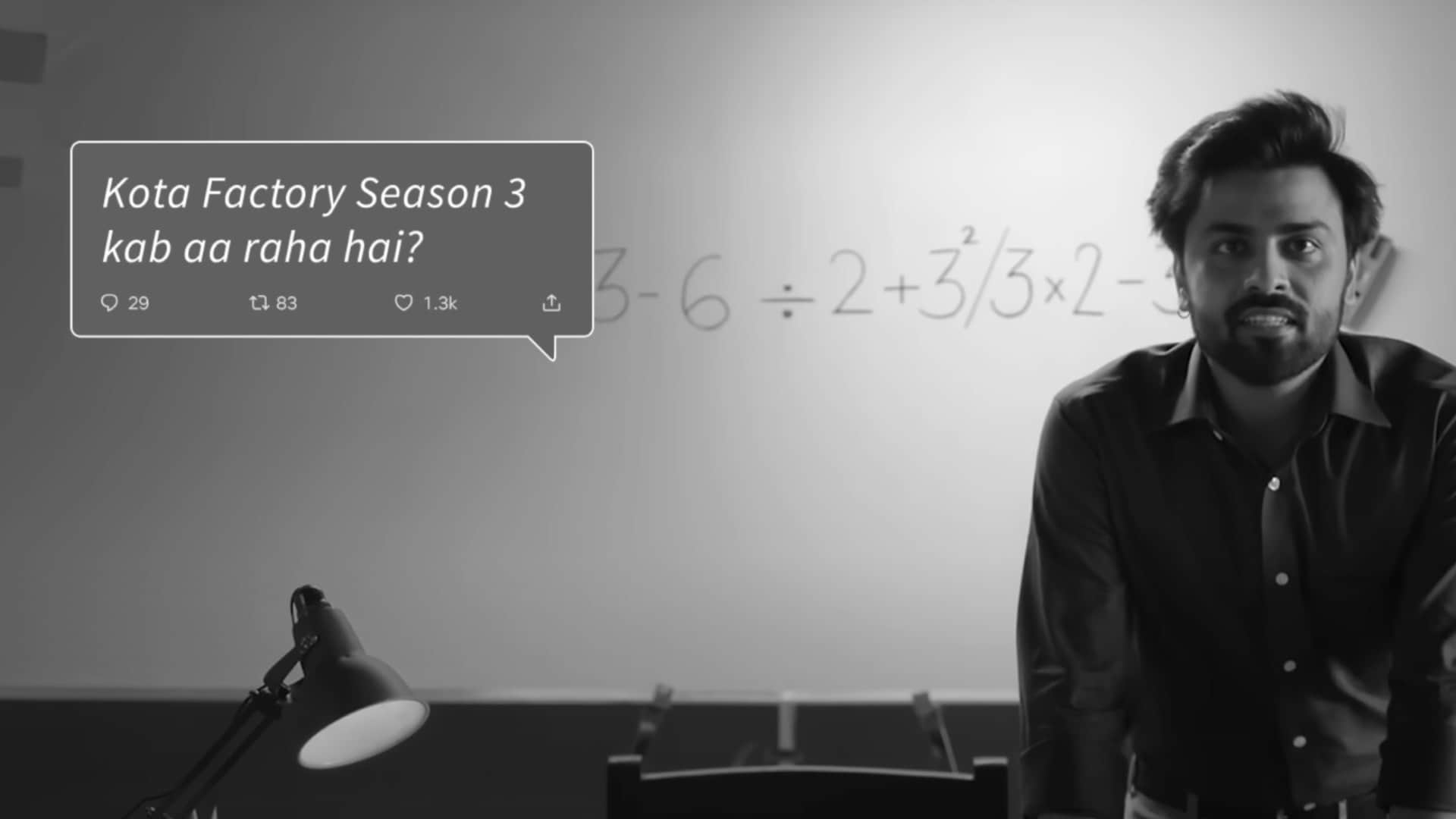 kota factory season 3 date announcement maths equation appears wrong as per release date of the series