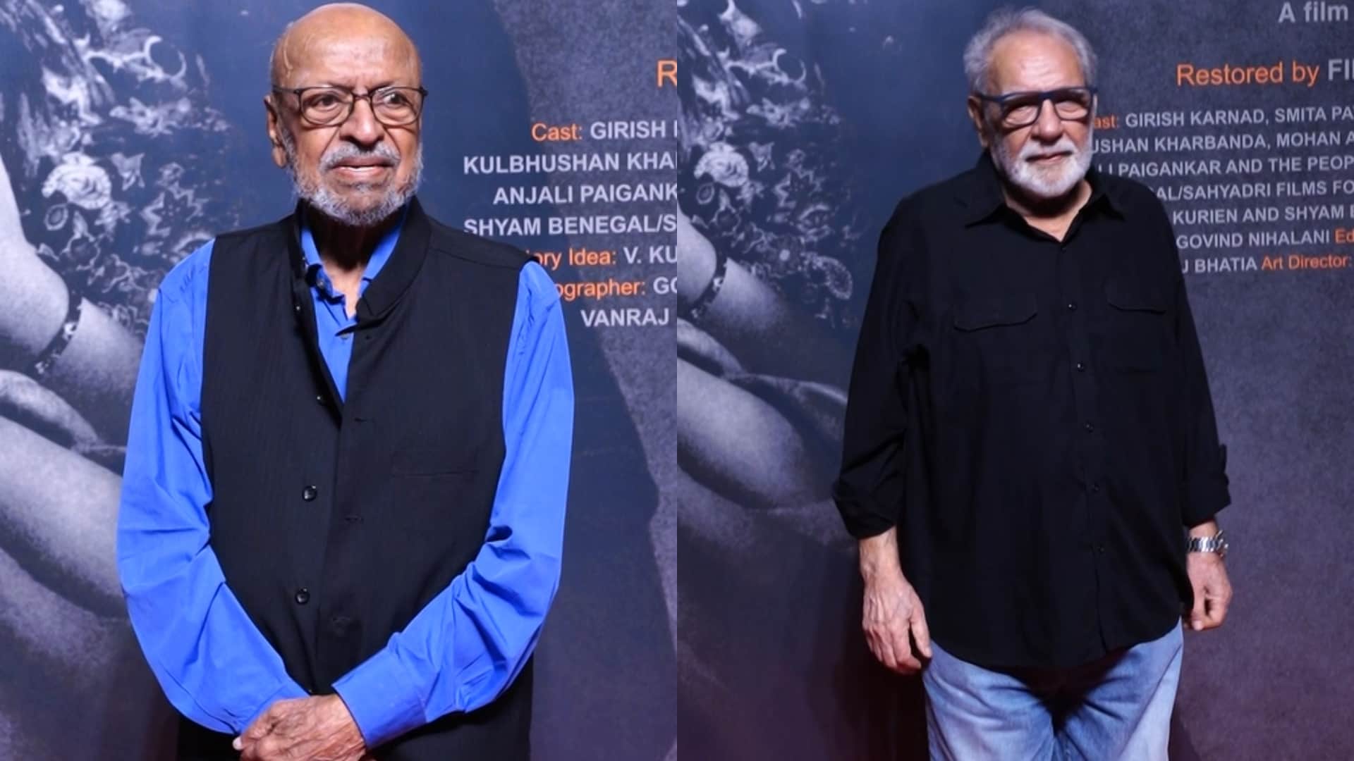 manthan screening attended by celebs naseeruddin shah shyam benegal prateik babbar ali fazal richa chadha