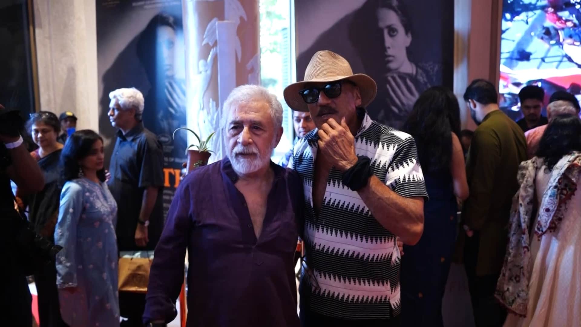 manthan screening attended by celebs naseeruddin shah shyam benegal prateik babbar ali fazal richa chadha