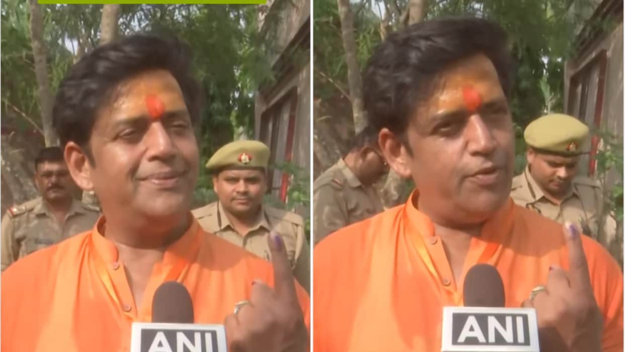 BJP Gorakhpur candidate Ravi Kishan casts vote actor says We are not VIP video goes viral