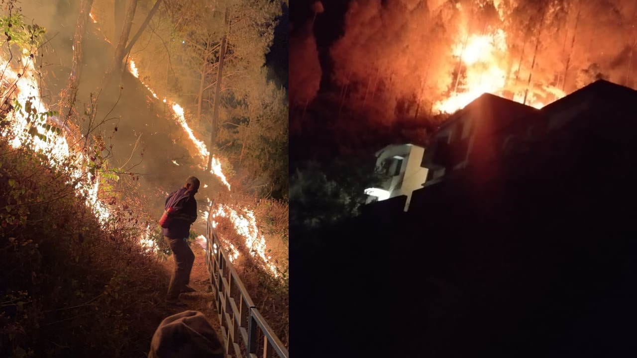 Uttarakhand Forest fire broke out in Pauri fire reached child protection home