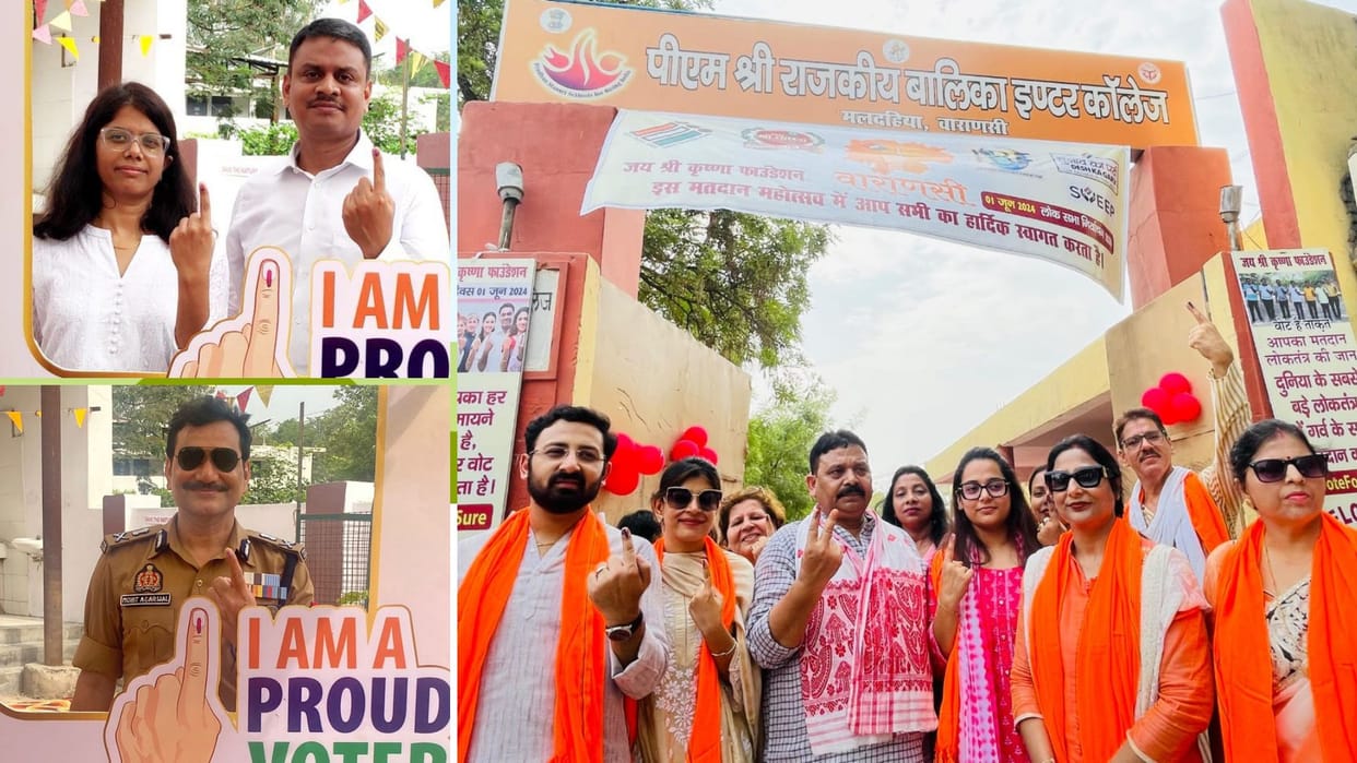 Lok Sabha Election VVIP and VIP vote with families and uploaded selfies on social media
