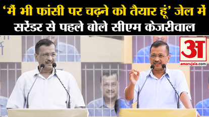 Aam Adami Party: Before surrendering in jail, CM Arvind Kejriwal said a big thing
