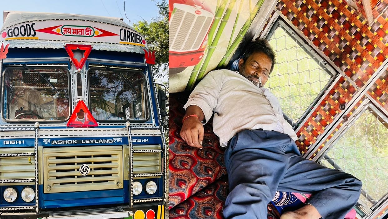 Truck driver's body found in cabin, foam was coming out of his mouth, body sent for postmortem
