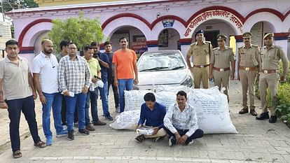 Two smugglers involved in opium smuggling arrested in Agra goods worth 80 lakh recovered