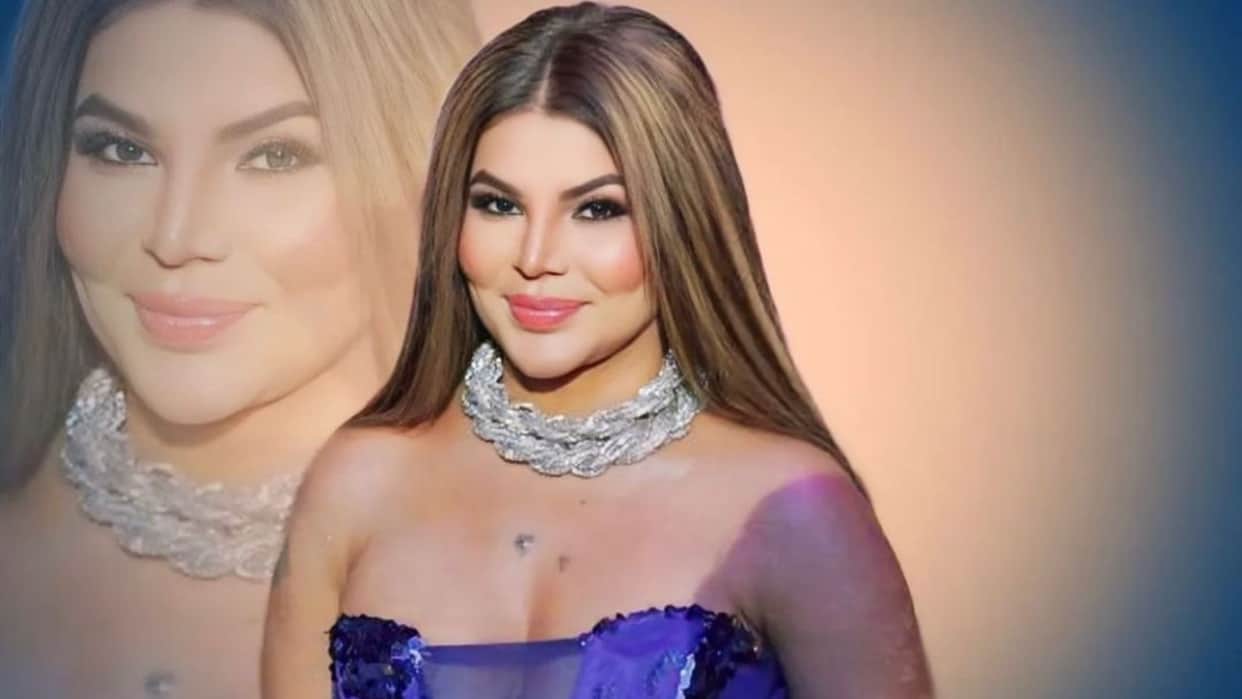 Rakhi Sawant is seen throwing a chair in the middle of the stage and walking of Indias Got Latent Video Viral