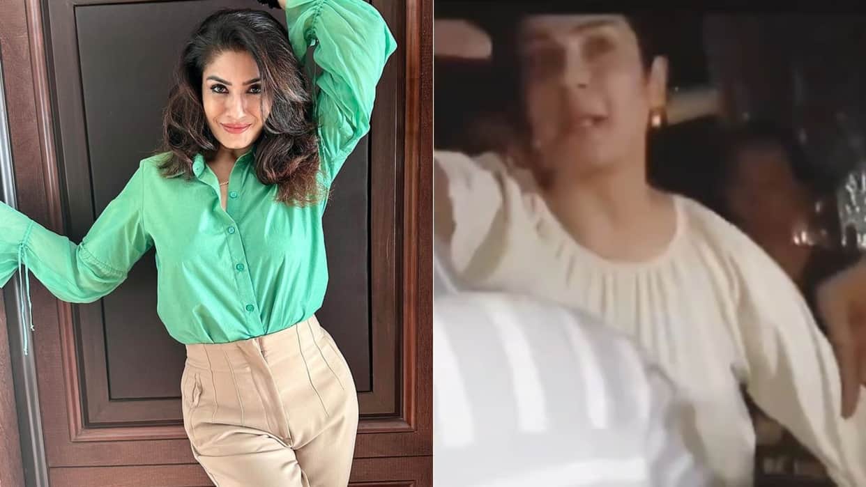 Raveena Tandon driver been accused of rash driving hitting three persons at Carter Road Shocking Video Viral