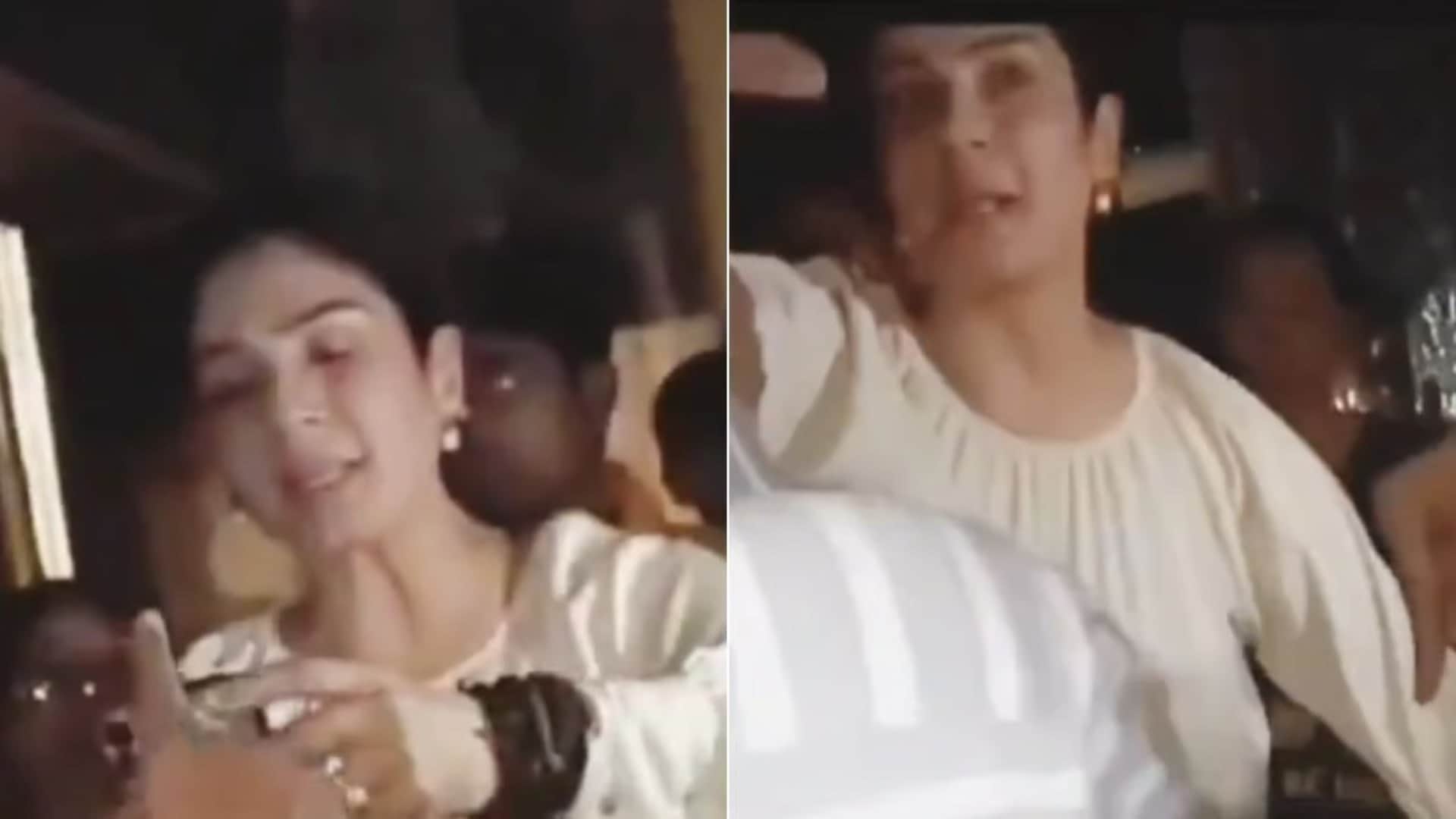 Raveena Tandon driver been accused of rash driving hitting three persons at Carter Road Shocking Video Viral