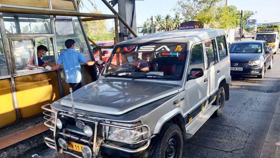 Toll tax collected on Punjab Himachal border in Nangal