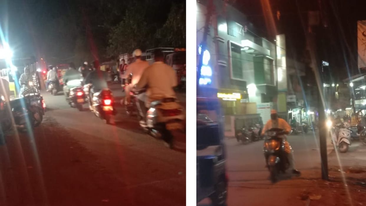 Bhopal police became active regarding traffic checking