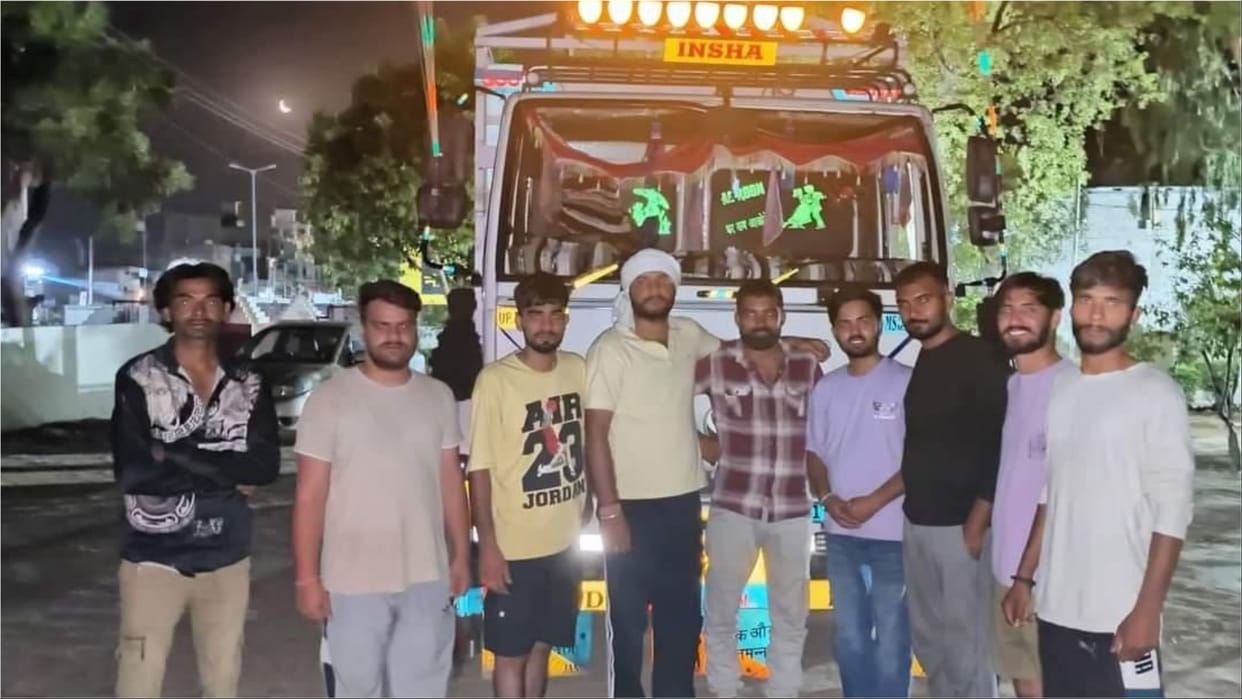Sirsa: A vehicle loaded with banned animal meat caught