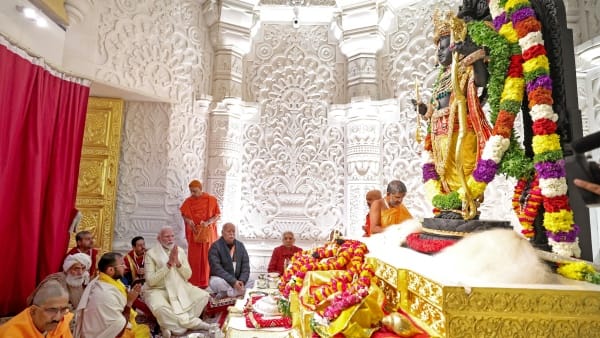 On Ganga Dussehra Ayodhya Witness Ram Darbar Pran Pratishtha in Auspicious Muhurat Linked to the Dwapar Yuga