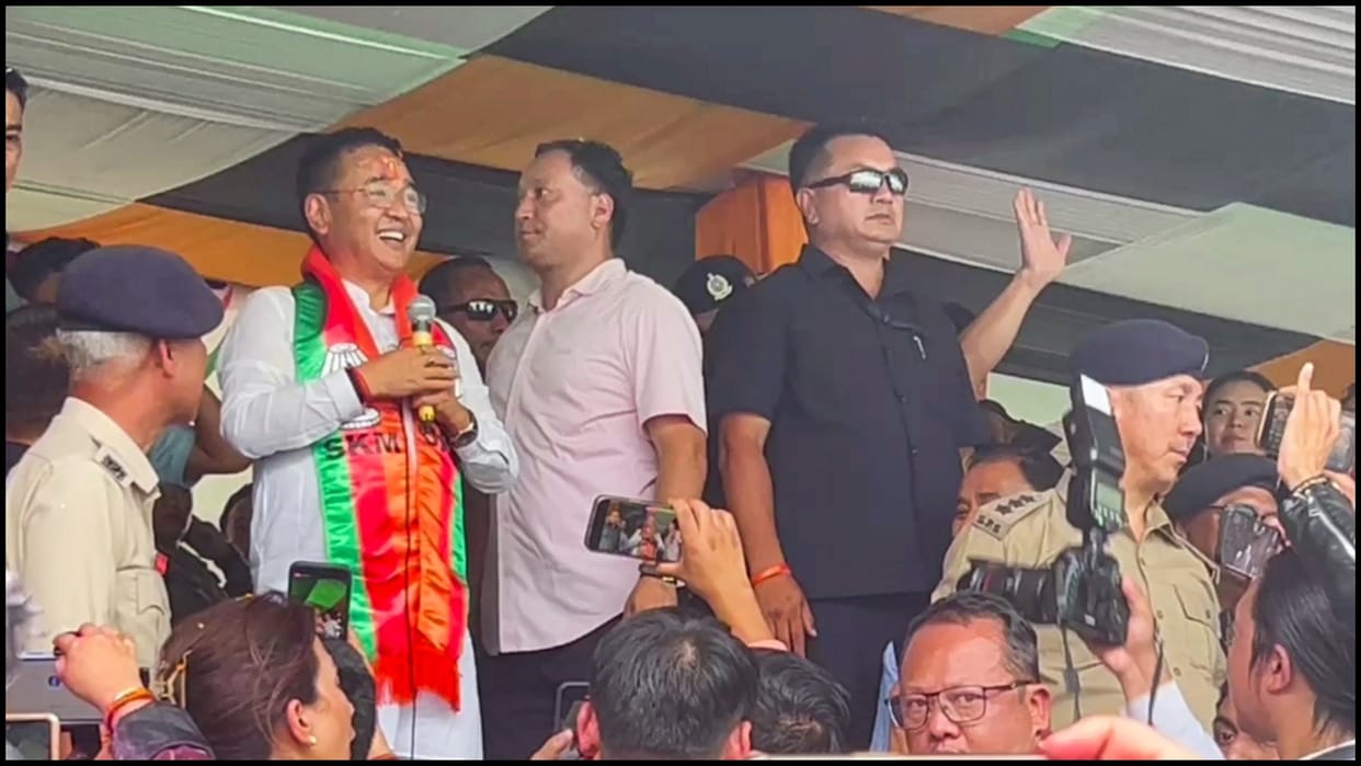 Prem Singh Tamang elected leader of SKM legislature party Decision will be taken soon in Arunachal also