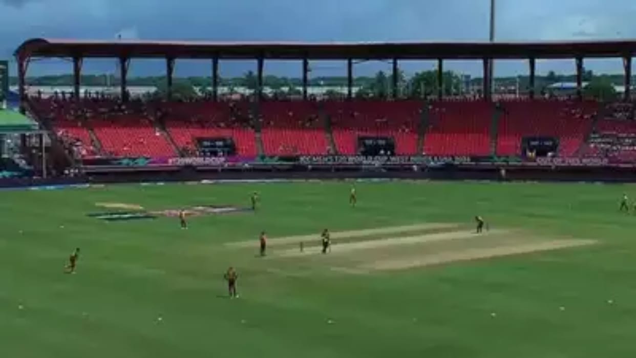 T20 World cup 2024 : Empty stand in West Indies during match against PNG create buzz in social Media