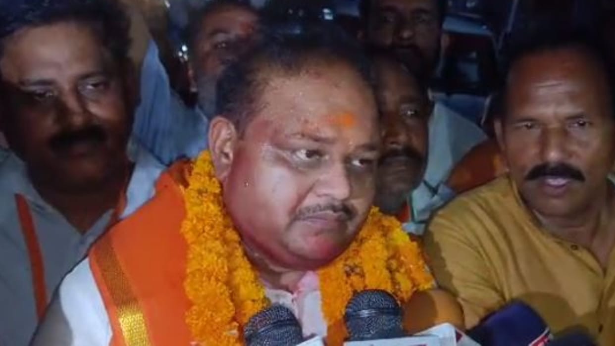 UP Election Result BJP Arvind Singh won the Dadrauli assembly by-election