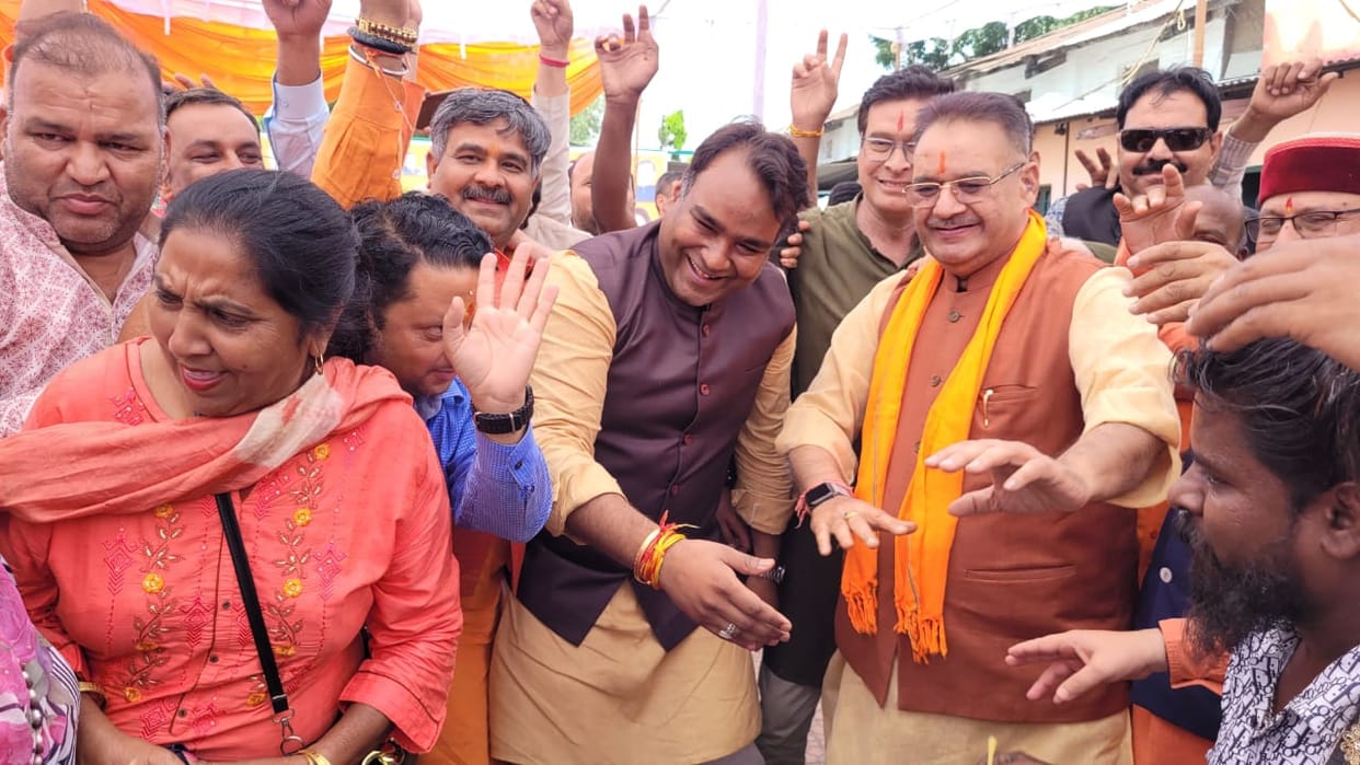 Uttarakhand Lok Sabha Election Result 2024 Bjp party Workers Celebration Photos