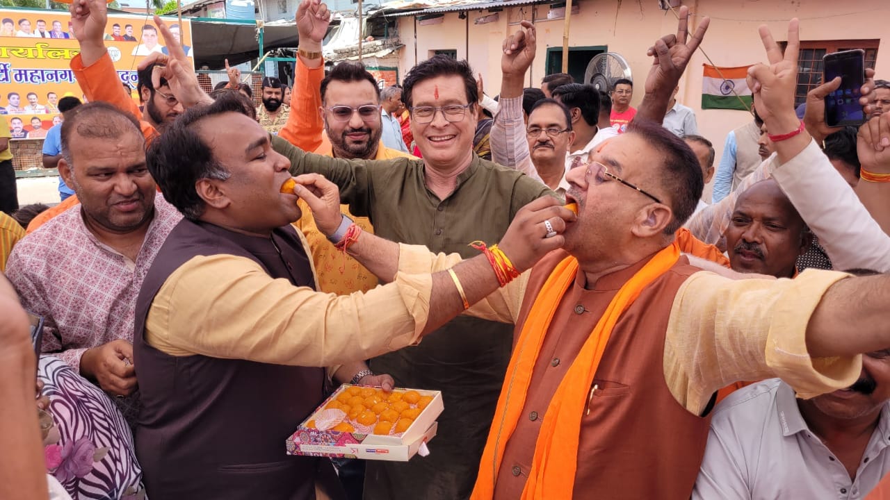 Uttarakhand Lok Sabha Election Result 2024 Bjp party Workers Celebration Photos
