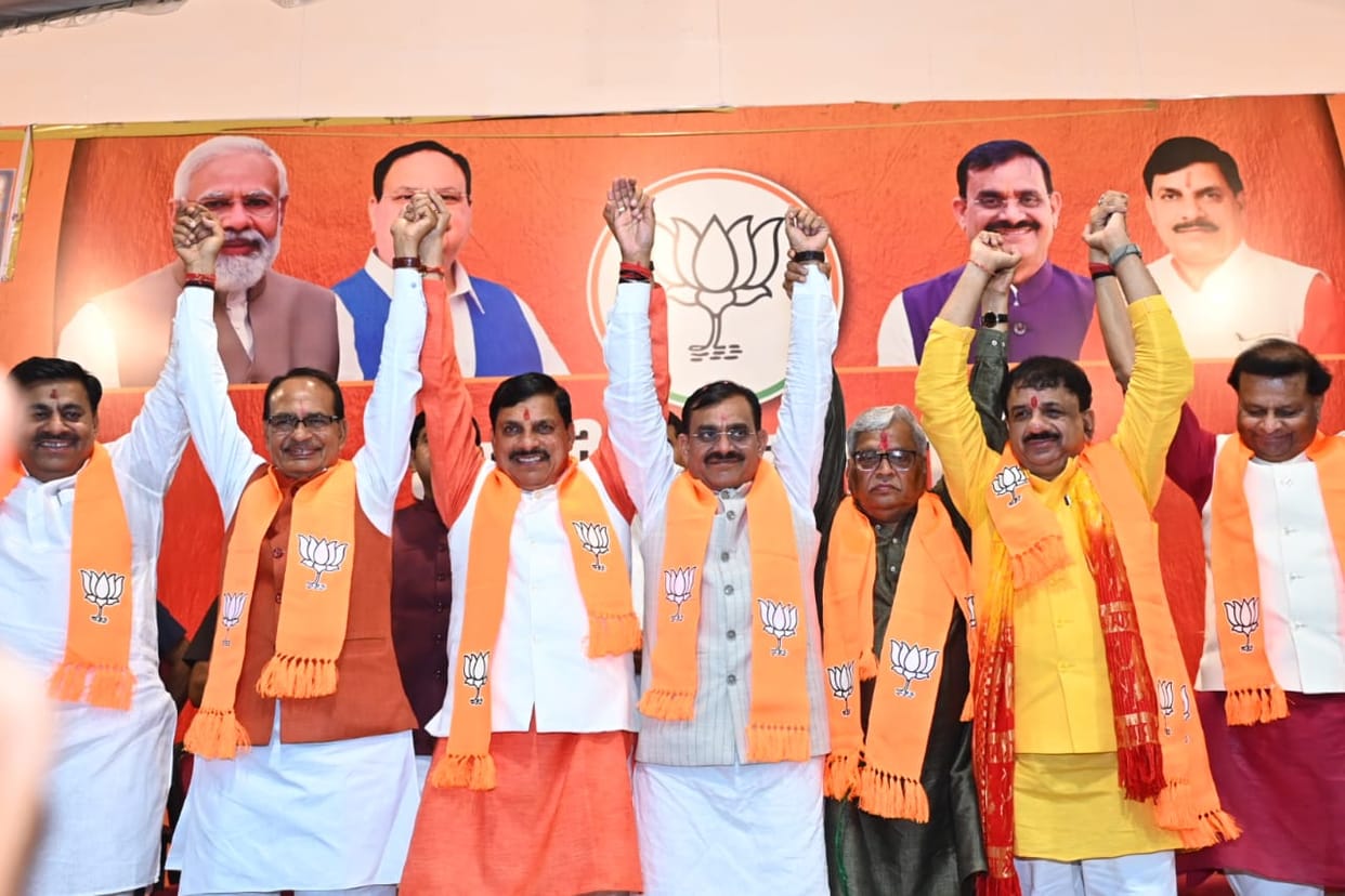 Saved shame in MP: CM will present a garland of 29 lotus flowers to the PM, Mohan Yadav was successful in the