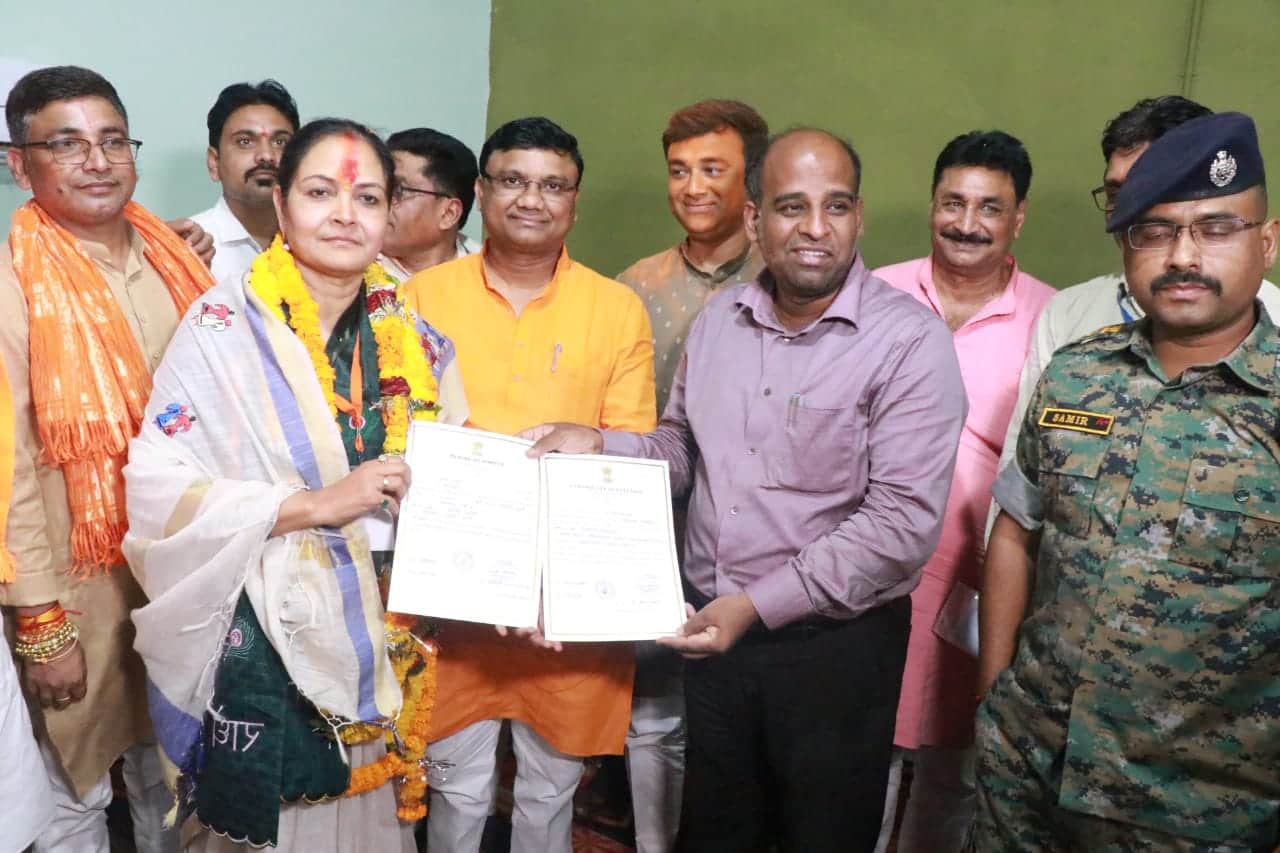 बालाघाट में भारती पारधी को जीत मिली है।